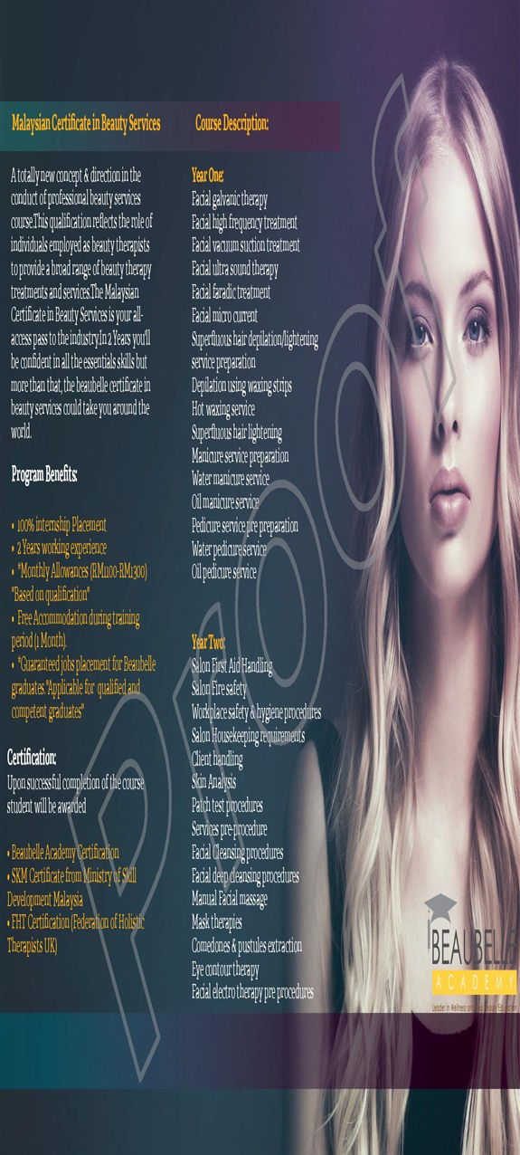 Paid Internship Program in Beauty Services