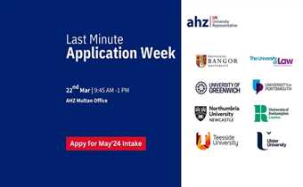 Last Minute Application Week @ AHZ Multan Office