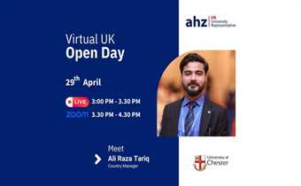 University of Chester's Virtual Open Day @ AHZ
