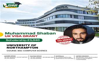 Conratulations Muhammad Shaban for getting UK study visa.