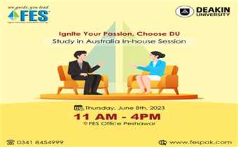 Study in Australia-In House Session in Peshawar