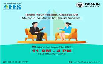 Study in Australia- In House Session Deakin University 