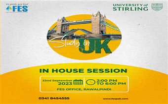 study in UK-University of Stirling In House Session 