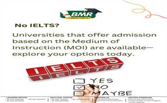 Study in abroad with and without ielts.