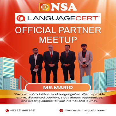 WE ARE OFFICIAL PARTNER LANGUAGE CERT