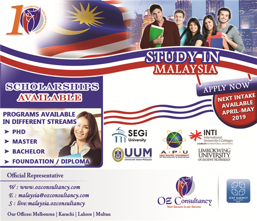 Study In Malaysia with no IELTS & Without bank Statement