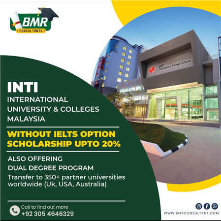 Study In Malaysia Inti International University Degree Taught Collaboration With Sheffield Hallam University Uk No Ielts Required