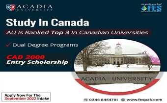 If you’re looking for a world-class university, Acadia University is a perfect place for you!