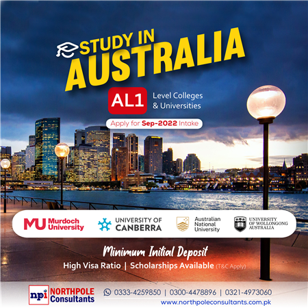 Study in AUSTRALIA in coming SEP!