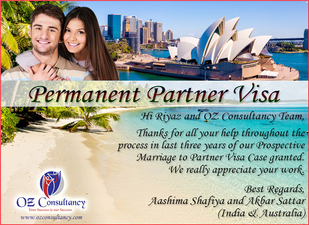 Apply For Permanent Partner Visa Australia With Oz Consultancy