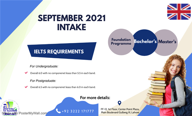 Admissions Open For September 2021 Intake Admissions Open For September 2021 Intake