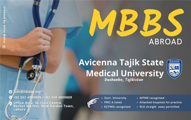 Admission Open! Avicenna Tajik State of Medical University