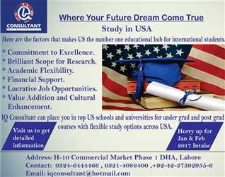 STUDY IN USA 