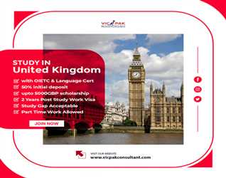 Study in the UK with Vicpak