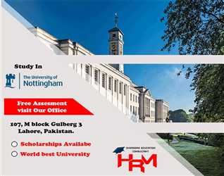 Study in Nottingham University through HRM student solutions