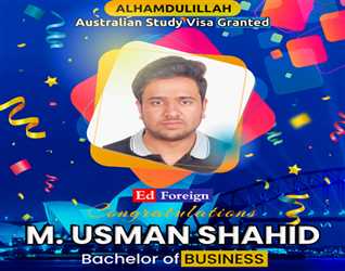 ALHAMDULILLAH AUSTRALIAN STUDY VISA GRANTED