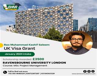 Unlock Your Dream with BMR Consultants Congratulation to our student Muhammad Rao Kashif Saleem for getting UK visa.