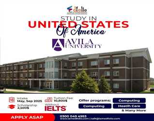 Start your Educational Journey with Top-Class Education in Avila University (USA).
