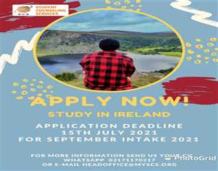 Study in IRELAND   !!! Apply Now!!!