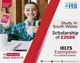The University of South Wales has announced an IELTS exemption 