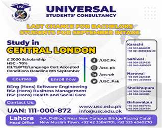 Last chance to Study in London for Bachelor students