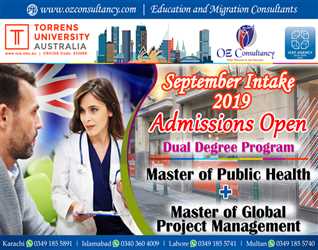Admissions Open for September Intake - Torrens University Australia