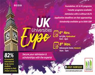 UK Universities Expo with ABN Overseas Education