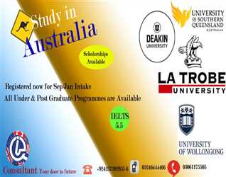 HUGE OPPORTUNITY FOR PAKISTANI  STUDY IN AUSTRALIA AND MAKE A PERFECT FUTURE.