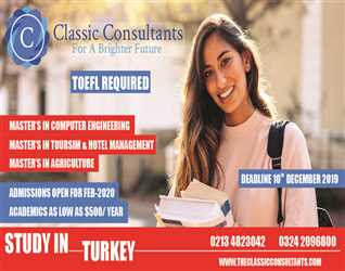 Study in STATE UNIVERSITIES of TURKEY 