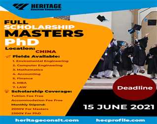 Apply for Masters & PhD Scholarships in China