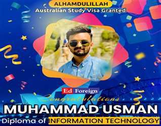 ALHAMDULILLAH AUSTRALIAN STUDY VISA GRANTED