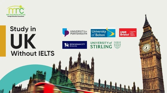 Study in UK Without IELTS by MR Consultants