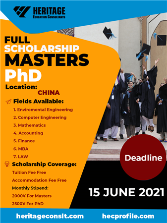 Apply for Masters & PhD Scholarships in China